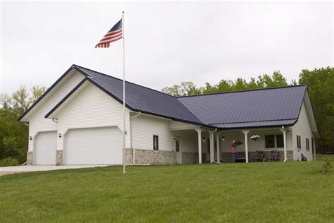 ranch houses with metal roofing|morton pole barn homes pictures.